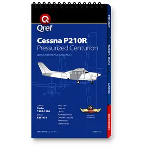Cessna P210R Pressurized/Turbo Centurion Qref Book QREF-CE-210RP-1